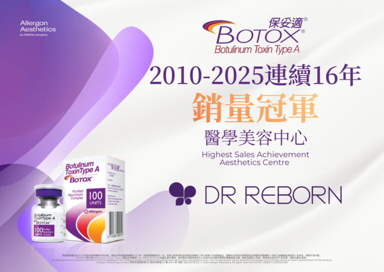 2010-2025年連續16年Botox® 全港銷量冠軍